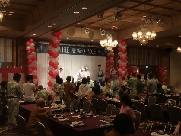 大川荘の夏祭り