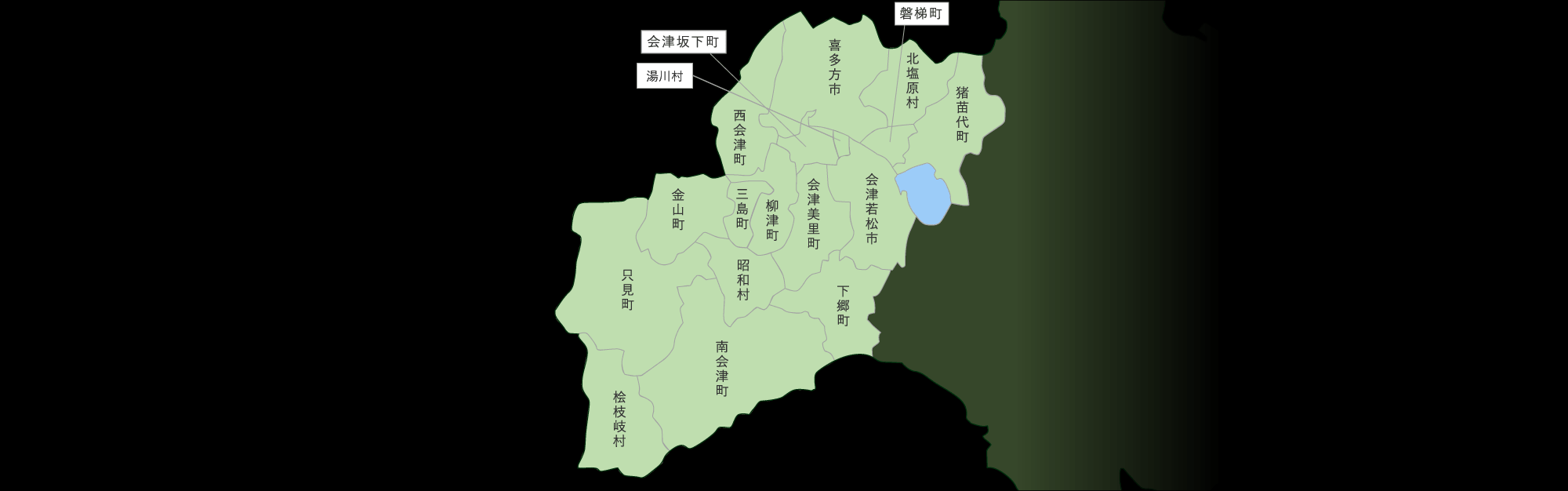 会津地方マップ