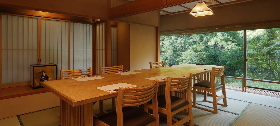 食事会場
「KAWADOKO」